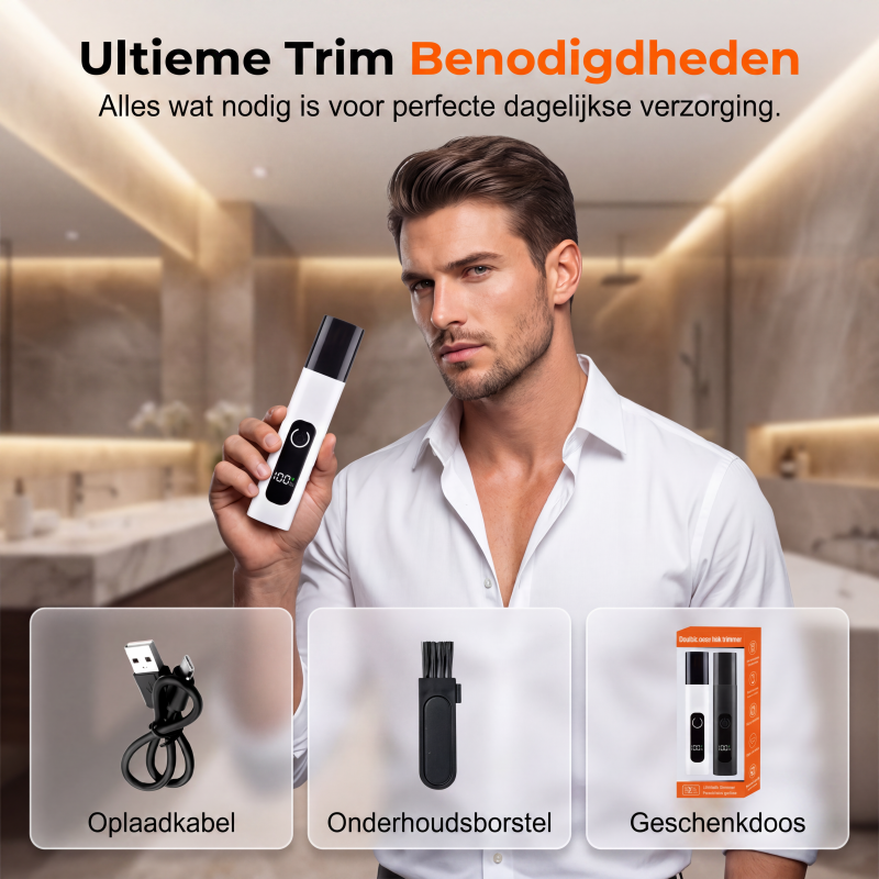 Oplaadbare elektrische neushaartrimmer