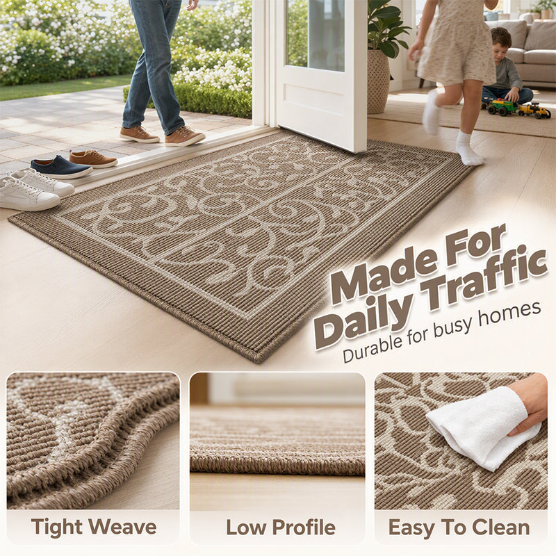 📢 PROMO FLASH : 50% DE RÉDUCTION ! ✨ Tapis de Porte d'Entrée Antidérapant – Fibre Polypropylène & Fond TPR – Attrape-Poussière & Séchage Rapide for Entrées & Couloirs 🚪