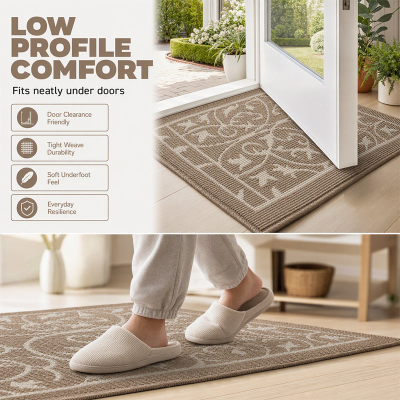 📢 PROMO FLASH : 50% DE RÉDUCTION ! ✨ Tapis de Porte d'Entrée Antidérapant – Fibre Polypropylène & Fond TPR – Attrape-Poussière & Séchage Rapide for Entrées & Couloirs 🚪