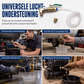 Universele aftapklevenset voor luchtcompressoren