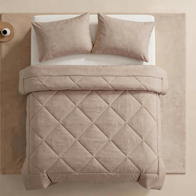 💥Tijdelijke korting!🔥3-delig gewatteerd dekbedset met kussenslopen
