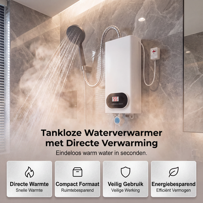 Compacte en veilige instant elektrische waterverwarmer