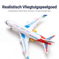 Elektrisch modelvliegtuig met geluid en LED-verlichting