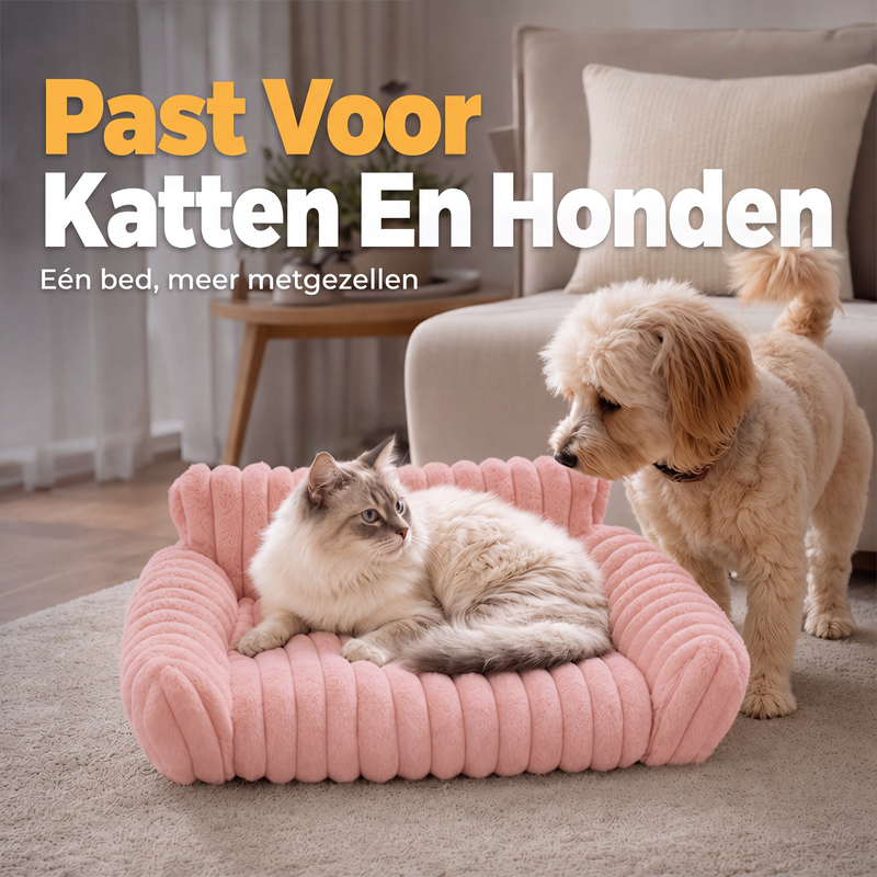 Gezellige bank-huisdierenbed