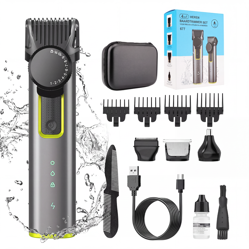 💥Tijdelijke aanbieding!🔥 4-in-1 Elektrische tondeuseset