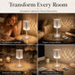 Acryl Kristal Roze Tafellamp met Touchfunctie
