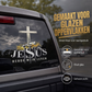 Waterdichte Christelijke Kruis Auto Vinyl Sticker
