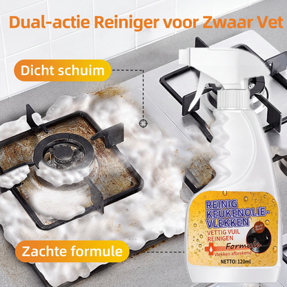 📢🔥 KOOP 2, KRIJG 1 GRATIS! Krachtige Keukenreiniger – Helpt Vet & Vlekken Verwijderen | Voor Kookplaten, Afzuigkappen & Tegels 🧽
