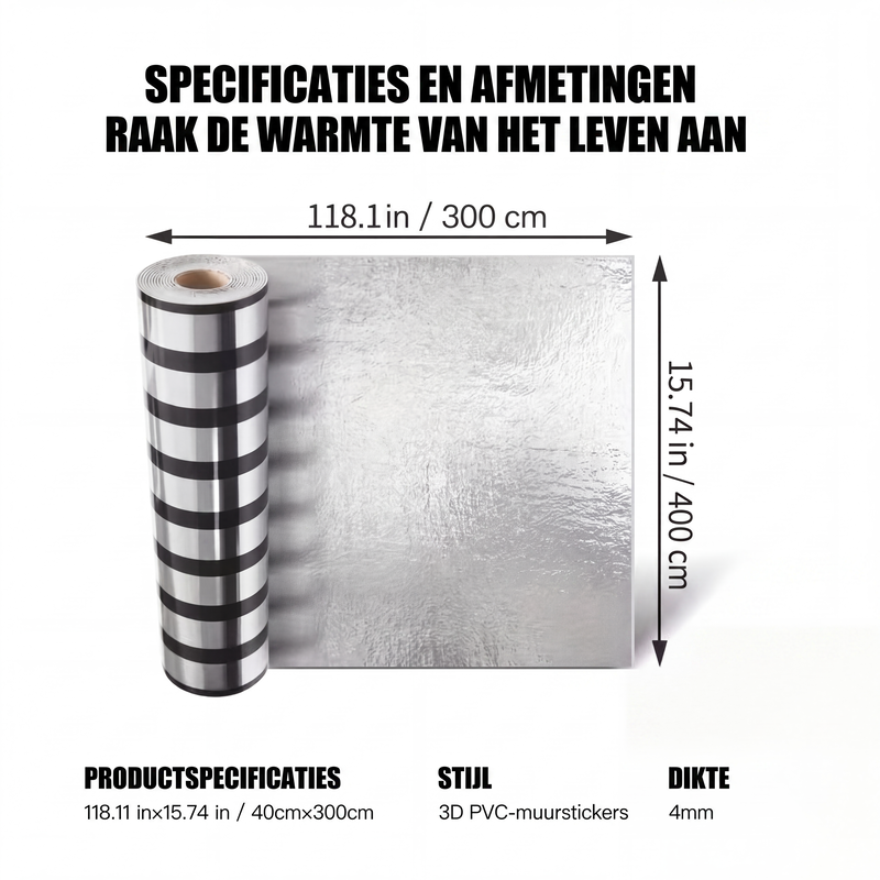 Zelfklevende decoratieve muursticker