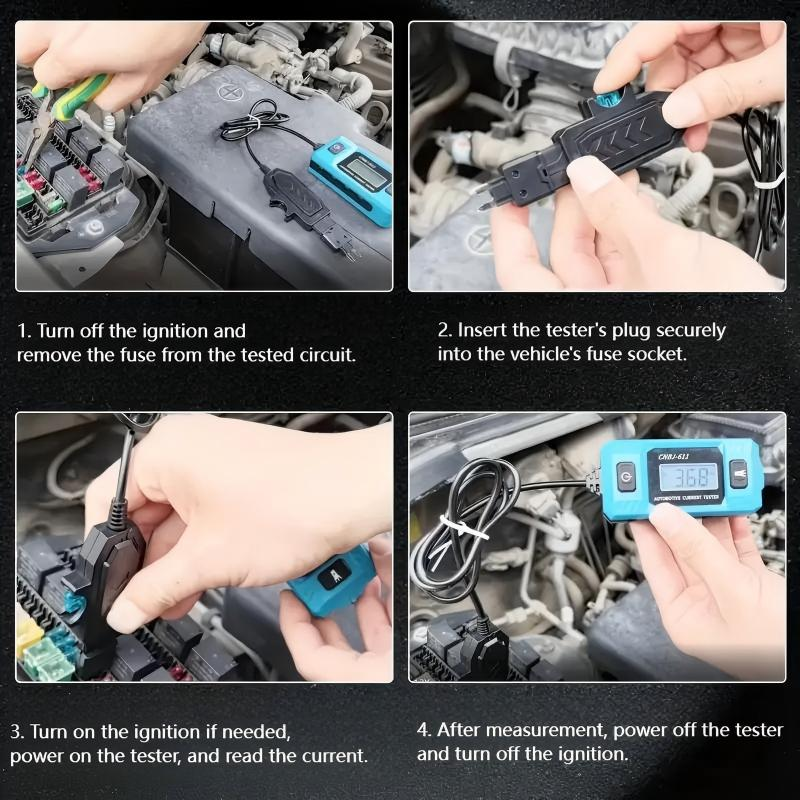Draagbare Auto Stroomtester