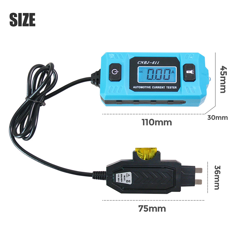 Draagbare Auto Stroomtester