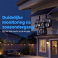 Beveiligingscamera met drievoudige lens op zonne-energie en WiFi