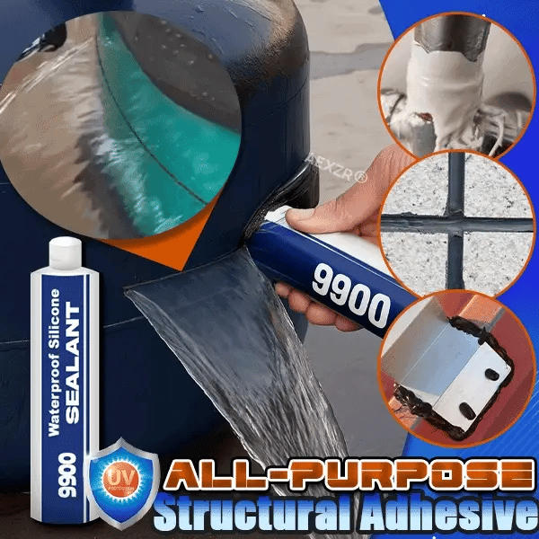 🔧 Structurele Silicone Kit 300ml — Hechting 950 kPa, Waterdicht, Flexibel, Binnen & Buiten, 4 Kleuren ✨