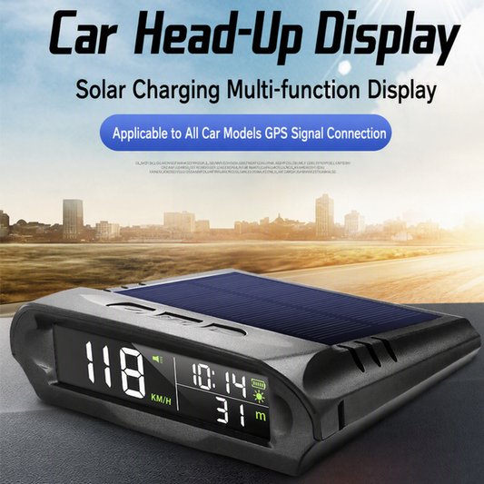 📢📢 50% KORTING!! 🚗Zonne-energie GPS Head-Up Display voor in de auto