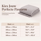 Premium chenille visgraat banksprei