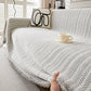 Premium chenille visgraat banksprei