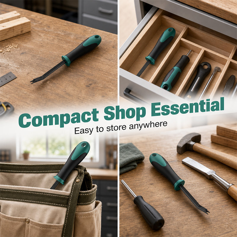 🔨 FLASH AANBIEDING: 50% KORTING! Ergonomische Spijker- & Niettrekker – Koolstofstaal & Schuine Punt – Comfortabele Grip voor Timmerwerk & Renovatie 🛠️