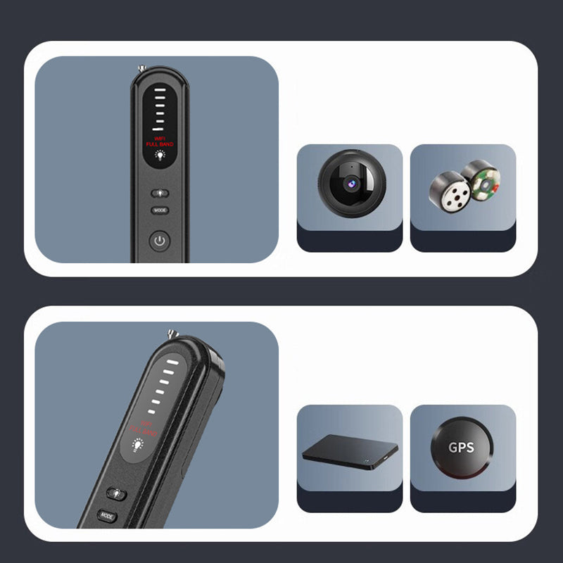 🛡️ NU 50% KORTING! 🔍 Anti-spionagecamera- en GPS-detector – Draagbaar, gevoelig en eenvoudig te scannen – Vind overal verborgen camera’s en trackers