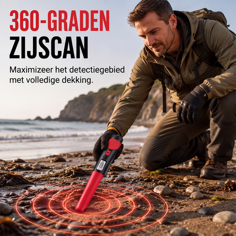 Handheld metaaldetector pinpointer