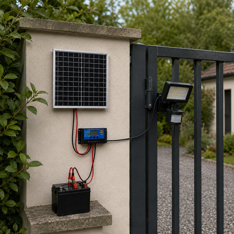 Draagbare waterdichte zonnepaneelset