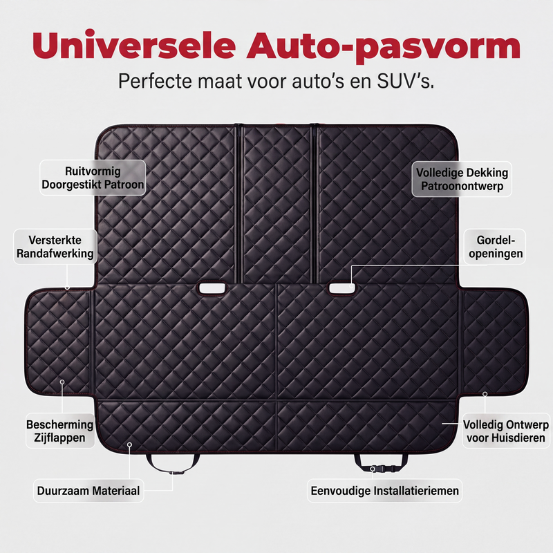Opvouwbare autostoel voor honden