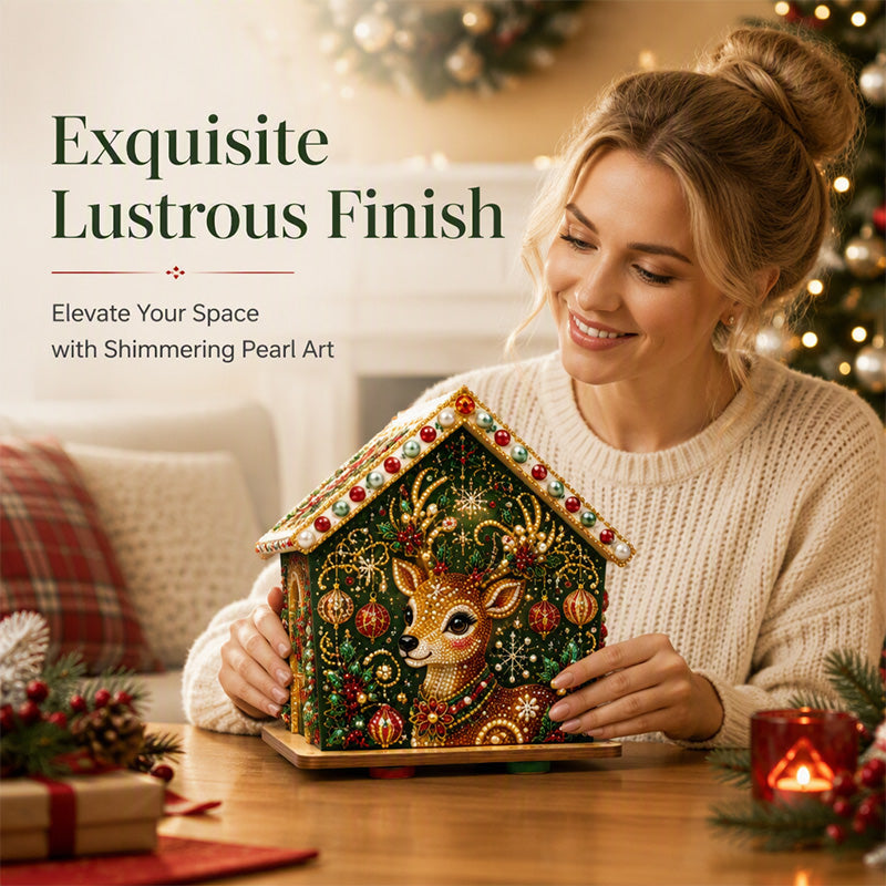 🎄Met deze 3D-parel DIY maak je zelf een sfeervol kerstkunstwerk dat daarna mooi als decoratie kan worden gebruikt. ✨
