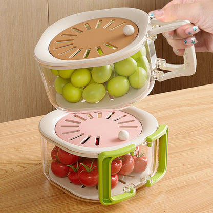 🥬 50% KORTING! 🧺 2-in-1 Vergietmand met Deksel – Praktisch & Ruimtebesparend ✨