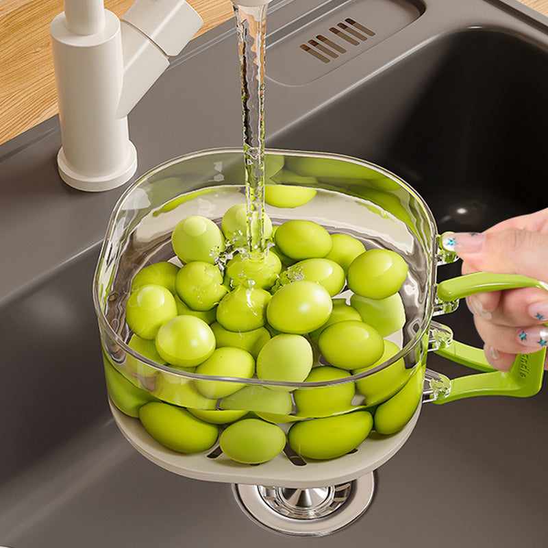 🥬 50% KORTING! 🧺 2-in-1 Vergietmand met Deksel – Praktisch & Ruimtebesparend ✨