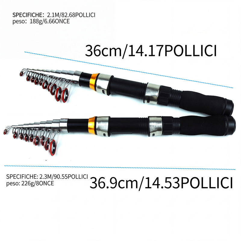 🎣 50% KORTING NU! 🧳 Complete visuitrusting – telescopisch, reisvriendelijk & praktische tas – perfect voor kamperen en wandelen 🌲