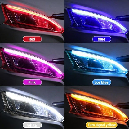 🚗 50% KORTING – LED Flow Signaalstrips voor Auto | Dynamische Sequentiële Richtingaanwijzer | Waterdicht & Universeel | Snelle Montage
