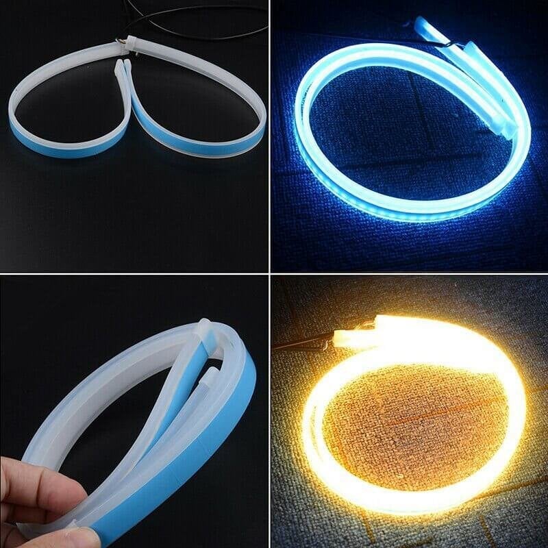 🚗 50% KORTING – LED Flow Signaalstrips voor Auto | Dynamische Sequentiële Richtingaanwijzer | Waterdicht & Universeel | Snelle Montage