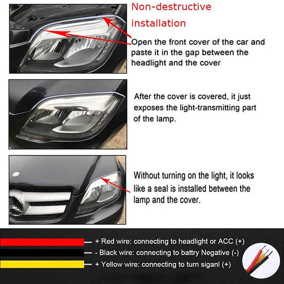 🚗 50% KORTING – LED Flow Signaalstrips voor Auto | Dynamische Sequentiële Richtingaanwijzer | Waterdicht & Universeel | Snelle Montage