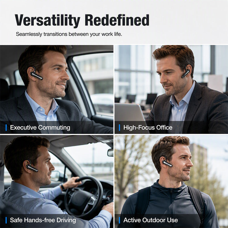 🎧 FLASH PROMO: 50% KORTING! IPX5 Waterdichte Bluetooth-Headset – Dubbele Microfoon met Ruisonderdrukking & 180° Draaibare Oorhaak voor Heldere Gesprekken 🔊✨