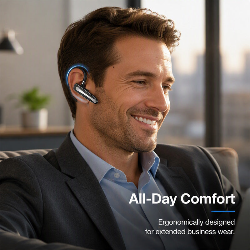 🎧 FLASH PROMO: 50% KORTING! IPX5 Waterdichte Bluetooth-Headset – Dubbele Microfoon met Ruisonderdrukking & 180° Draaibare Oorhaak voor Heldere Gesprekken 🔊✨