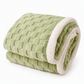🌸 NU 50% KORTING! 🌸Zware dubbellaags verdikte Sherpa Flannel Fleece warme deken