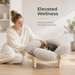 🌼 TIJDELIJK 50% KORTING! 🐾 Verhoogd Bloemblad Vormig Houten Huisdierenbed met Kussen - Orthopedische Ondersteuning, Ademend Ontwerp & Duurzaam Massief Hout - Een Gezellig Toevluchtsoord voor je Harige Vriend ✨