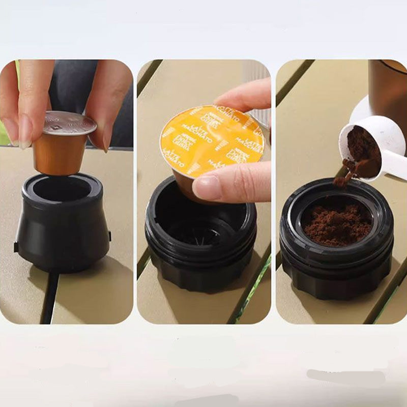 ☕🏖️Draagbare espressomachine voor op reis