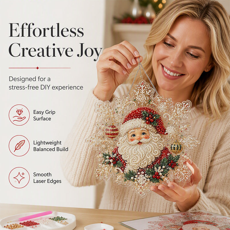 🎄✨ 60% KORTING! DIY Kerst Diamantkunst Hangdecoratie Kit – Maak Zelf Een Sprankelende Kersthanger Voor Een Warme Feestsfeer