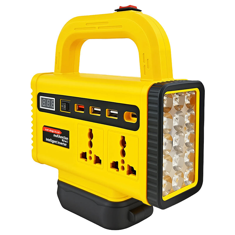 ⚡️Draagbare omvormer – Met LED-verlichting en veelzijdig inzetbaar 💡✨