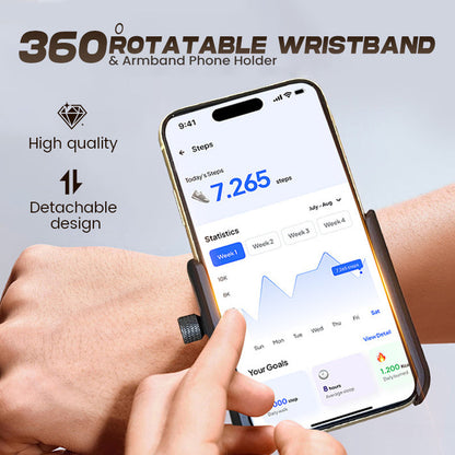 360° drehbare Smartphone-Halterung für Handgelenk und Arm