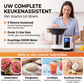Multifunctionele foodprocessor met aanraakbediening en glazen kom
