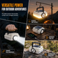 🏕️ Oplaadbare LED-kampeerlamp met zonnepaneel