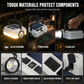 🏕️ Oplaadbare LED-kampeerlamp met zonnepaneel