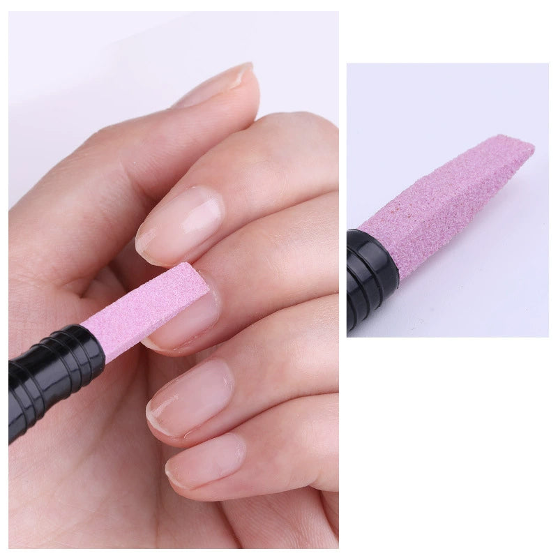 💅 KOOP 2, KRIJG 1 GRATIS – Dubbelzijdige Kwarts Nagelvijl & Polijstpen | Dubbele Kop voor Vormen, Gladmaken & Polijsten | Handig voor Mooie & Verzorgde Nagels