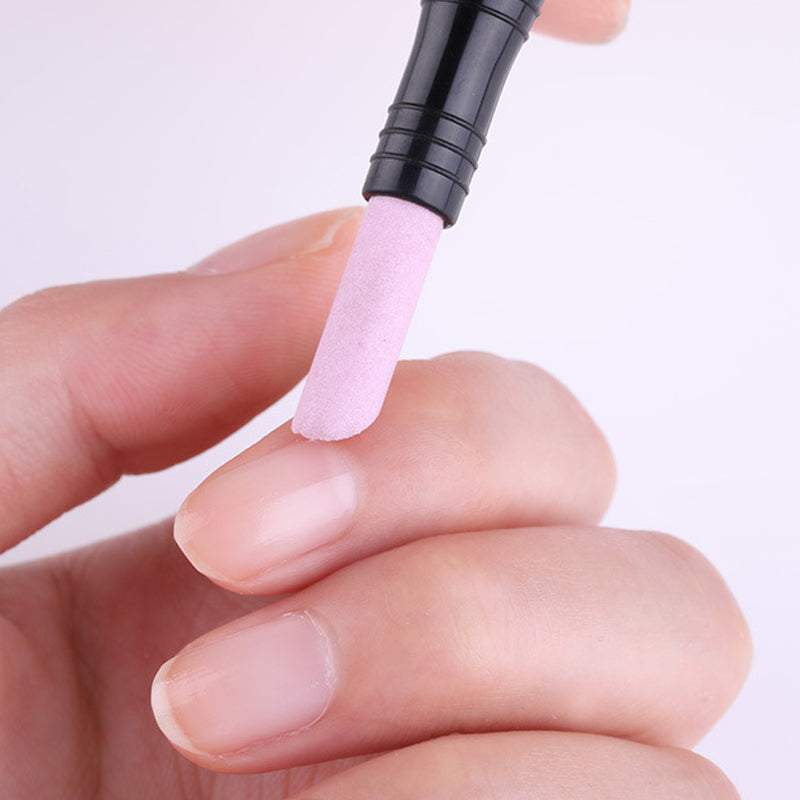 💅 KOOP 2, KRIJG 1 GRATIS – Dubbelzijdige Kwarts Nagelvijl & Polijstpen | Dubbele Kop voor Vormen, Gladmaken & Polijsten | Handig voor Mooie & Verzorgde Nagels