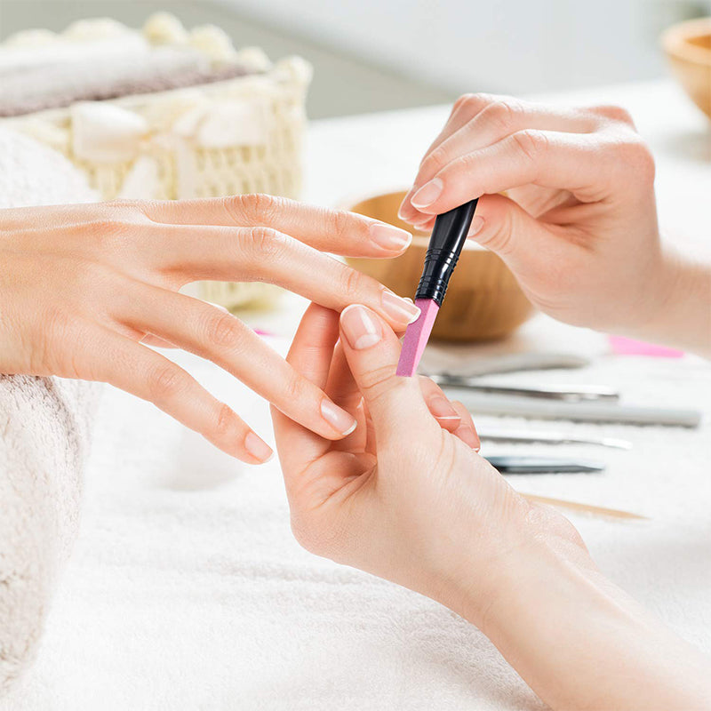 💅 KOOP 2, KRIJG 1 GRATIS – Dubbelzijdige Kwarts Nagelvijl & Polijstpen | Dubbele Kop voor Vormen, Gladmaken & Polijsten | Handig voor Mooie & Verzorgde Nagels