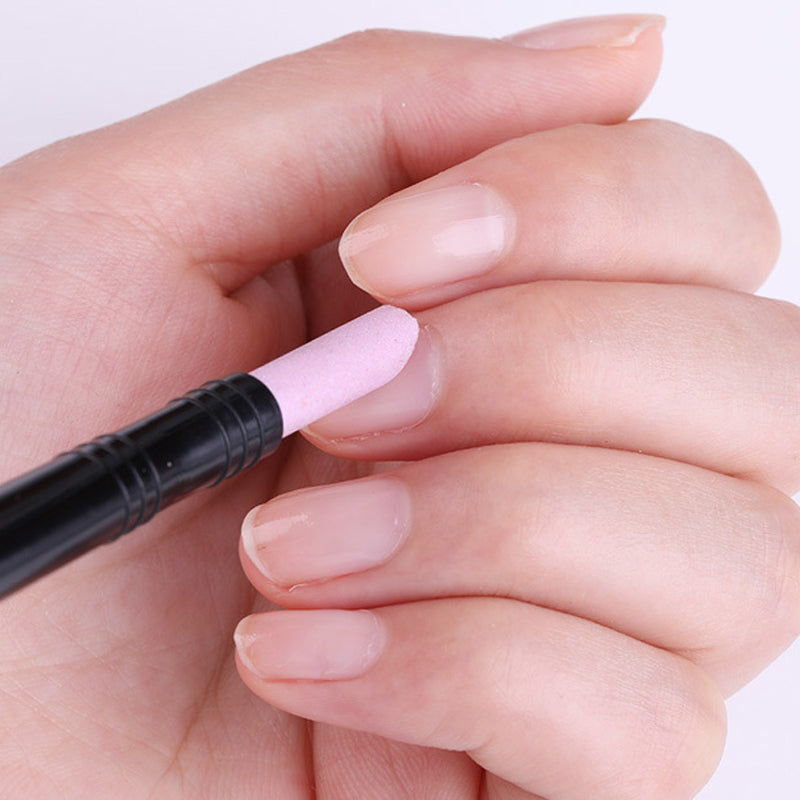 💅 KOOP 2, KRIJG 1 GRATIS – Dubbelzijdige Kwarts Nagelvijl & Polijstpen | Dubbele Kop voor Vormen, Gladmaken & Polijsten | Handig voor Mooie & Verzorgde Nagels