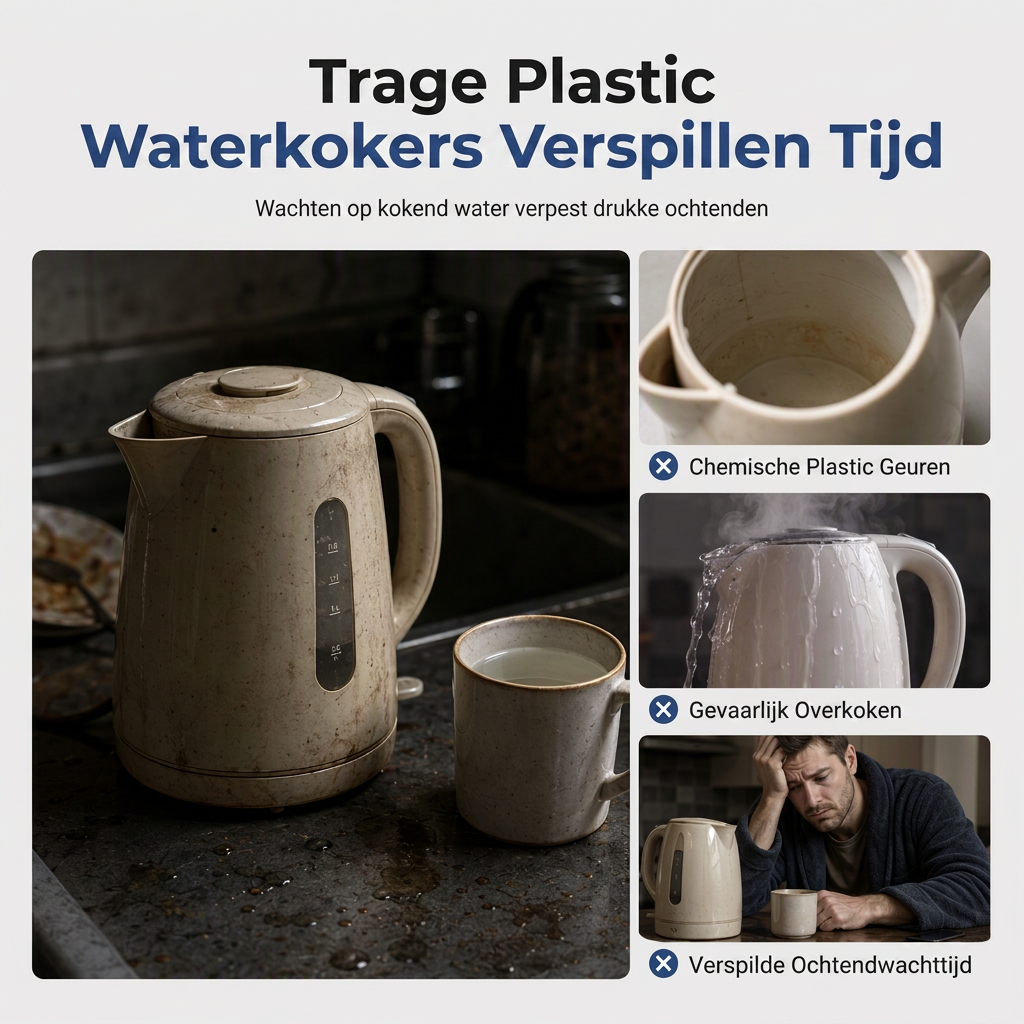 Glazen Waterkoker – 2L, Automatische Uitschakeling & Oververhittingsbeveiliging