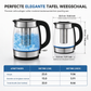 ☕ Bespaar 49%! ⚡ Glazen waterkoker – 2L, automatische uitschakeling & oververhittingsbeveiliging ✨