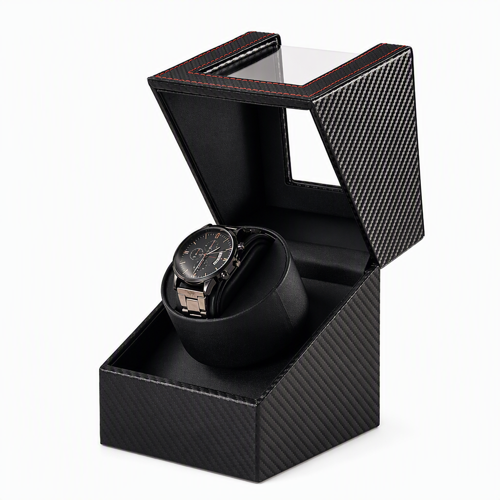 Automatisch horloge-opwinddoos voor mechanische horloges, roterende horloge-opbergkoffer voor thuisgebruik